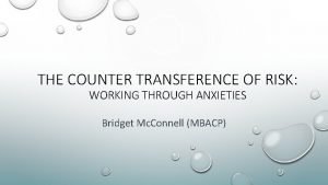 Risk transference