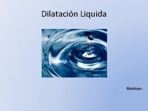 Que es la dilatación