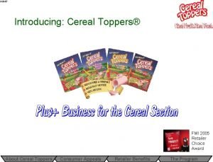 Toppers cereal