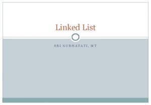 Pengertian linked list