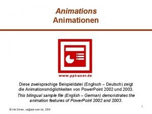 Powerpoint animation blinken