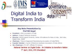 Presentation on digital india