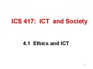 Ethics examples Ethics examples