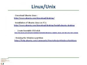 LinuxUnix Download Ubuntu Linux http www ubuntu comdownloaddesktop