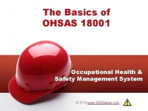 Ohsas 18001 management representative appointment
