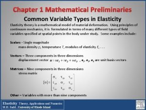 Chapter 1 mathematical preliminaries
