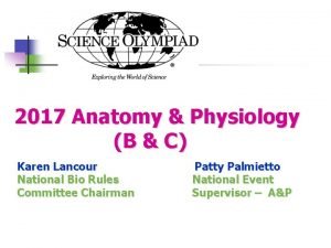 2017 Anatomy Physiology B C Karen Lancour Patty