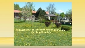 Zkladn informcie o uebnom odbore Sluby a domce