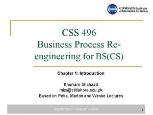 Business process reengineering bs