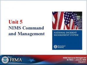Nims command is