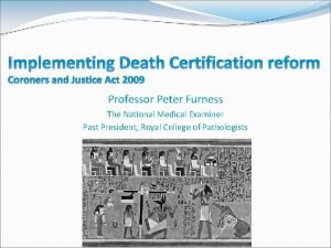 Coroners justice act 2009