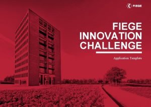 Fiege innovation challenge