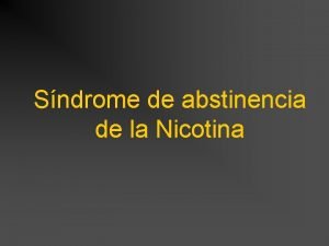 Sndrome