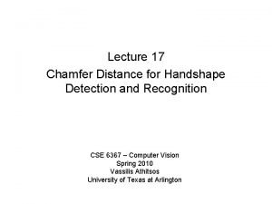 Chamfer distance formula Chamfer distance formula