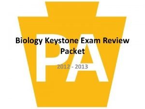 Biology keystone review packet