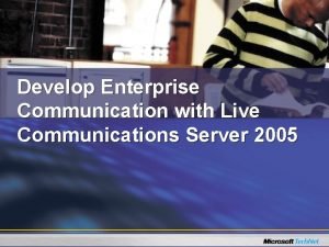 Live communications server