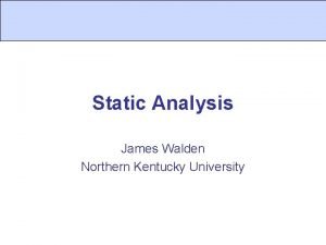 Static review