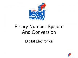 Example of binary to decimal number system