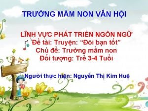 TRNG MM NON V N HI LNH VC