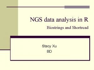 Ngs data analysis using r