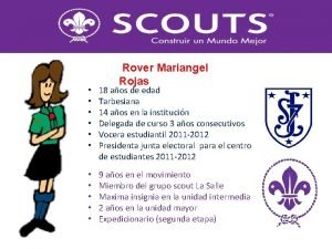 Rover Mariangel Rojas 18 aos de edad Tarbesiana