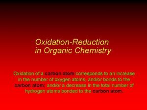 Oxidation number of carbon