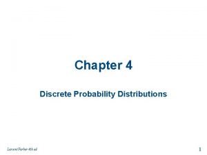 Chapter 4 discrete probability distributions answers