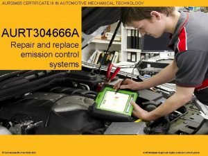 Emission control system repair