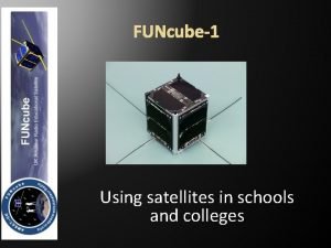 Funcube satellite