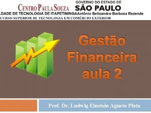 Gesto Financeira aula 2 Prof Dr Ludwig Einstein