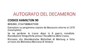 Codice hamilton 90