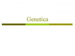 Genetica Vragen Wat is een gen p Een
