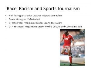 Race racism and sports journalism