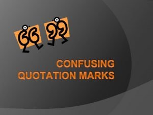 Indirect quotation marks