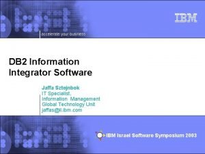 Information integrator