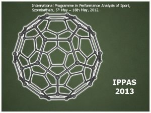 International Programme in Performance Analysis of Sport Szombathely