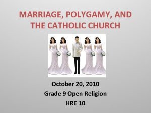 Monogamy vs polygamy