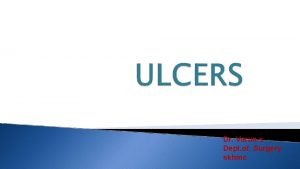 Induration of ulcer