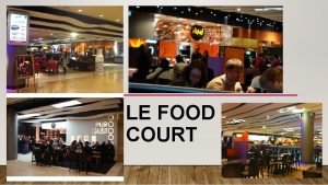 Concept food court