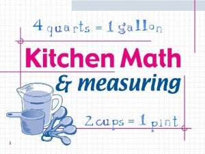 Standard dry/solid measuring cups come in what four sizes