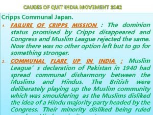 Significance of quit india movement