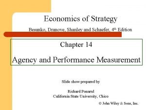 Economics of Strategy Besanko Dranove Shanley and Schaefer