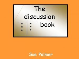 Discussion text structure