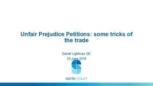 Daniel lightman qc