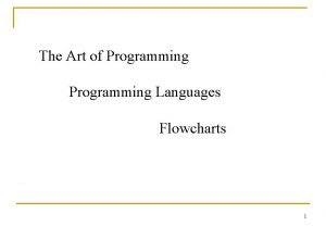 The art of programming language