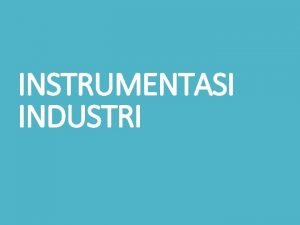 Instrumentasi industri