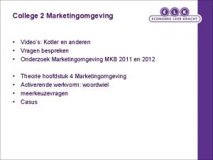 Meso omgeving