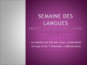 Cite scolaire charlemagne