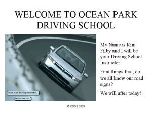 Ocean park driving