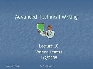 Inquiry letter technical writing Inquiry letter technical writing